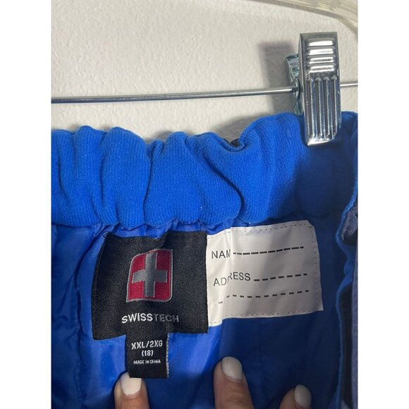 Swiss Tech Mens Insulated Straight Leg Winter Snow Pants Blue  XXL - Picture 7 of 8